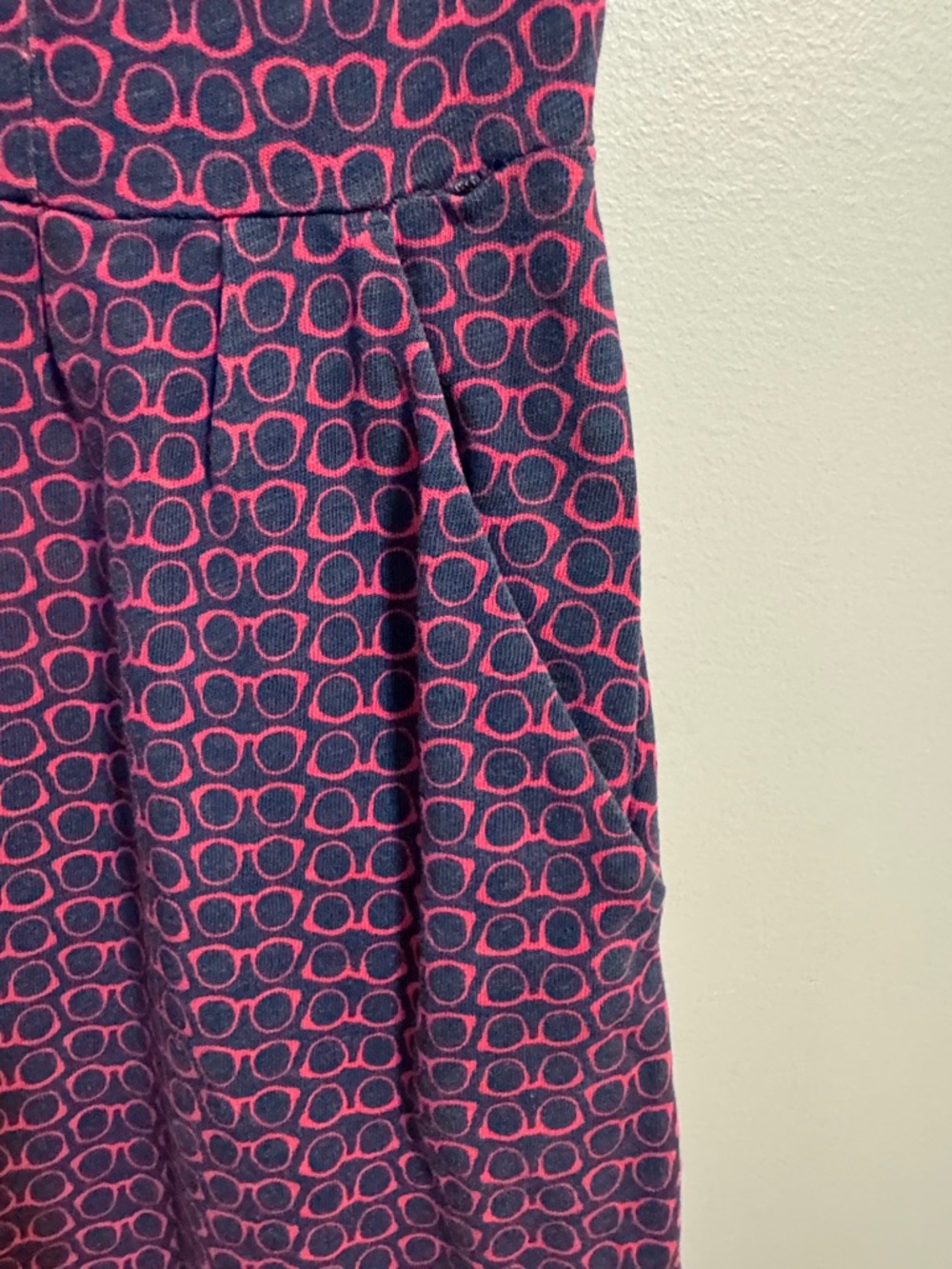 Boden Pheobe Jersey Dress knee length sunglasses 100% cotton Women’s 6p - Picture 5 of 6